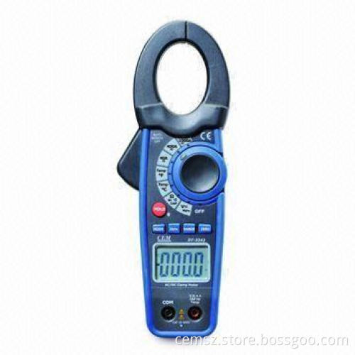 1,000A AC/DC Clamp Meter with Data Hold and Electronic Overload Protection